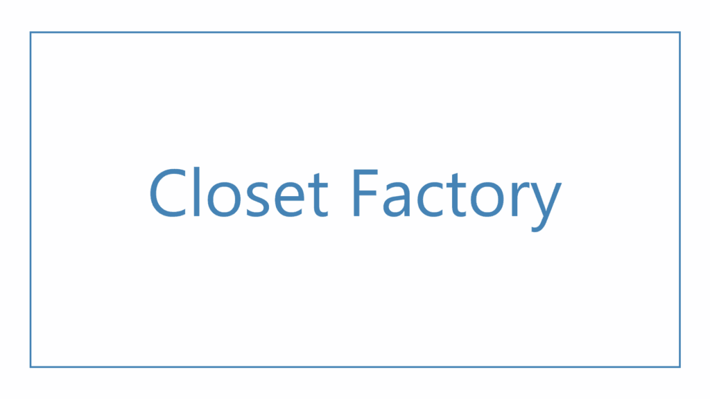 closet-factory