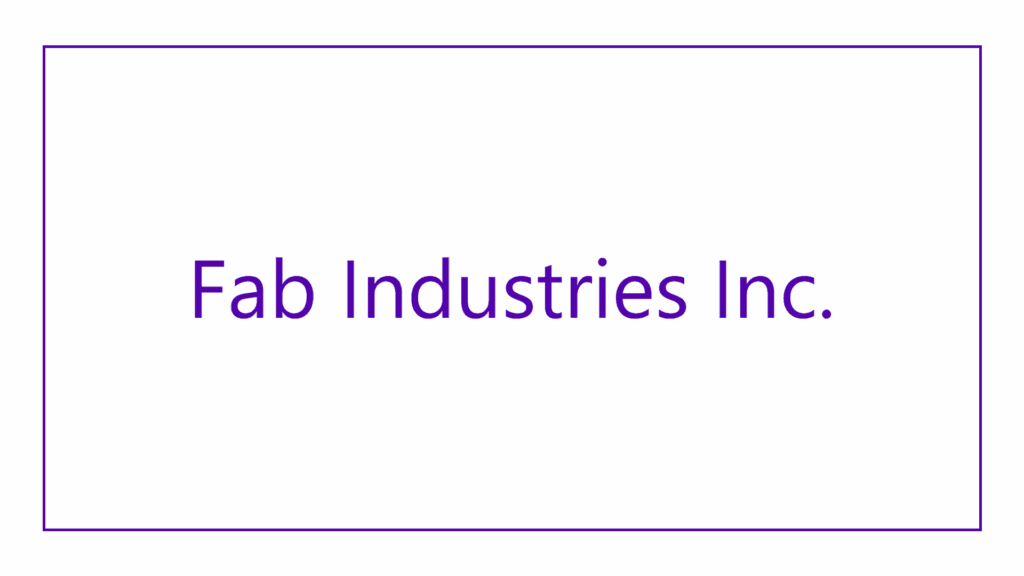 fab-industries-inc
