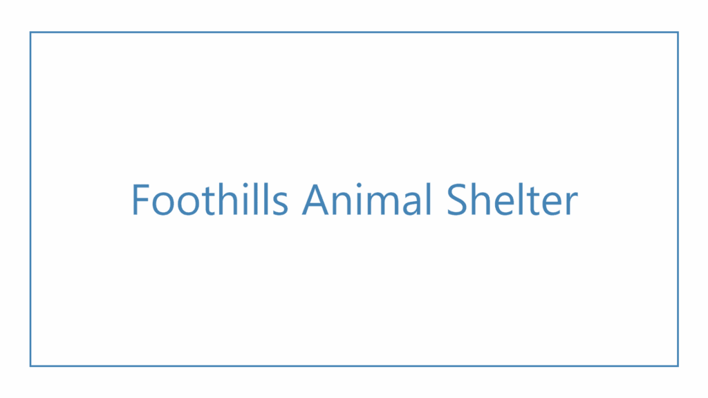foothills-animal-shelter