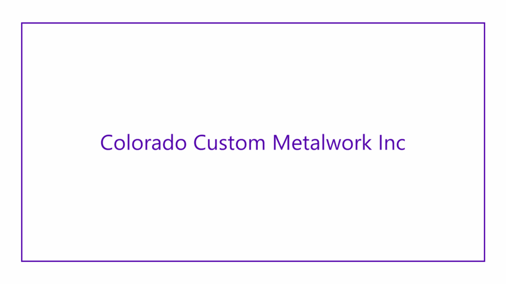 colorado-custom-metalwork-inc-logo
