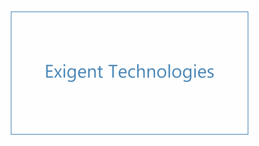 exigent-technologies