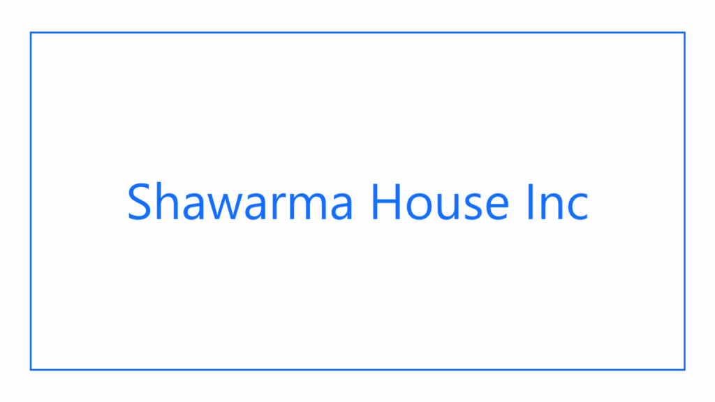 shawarma-house-inc