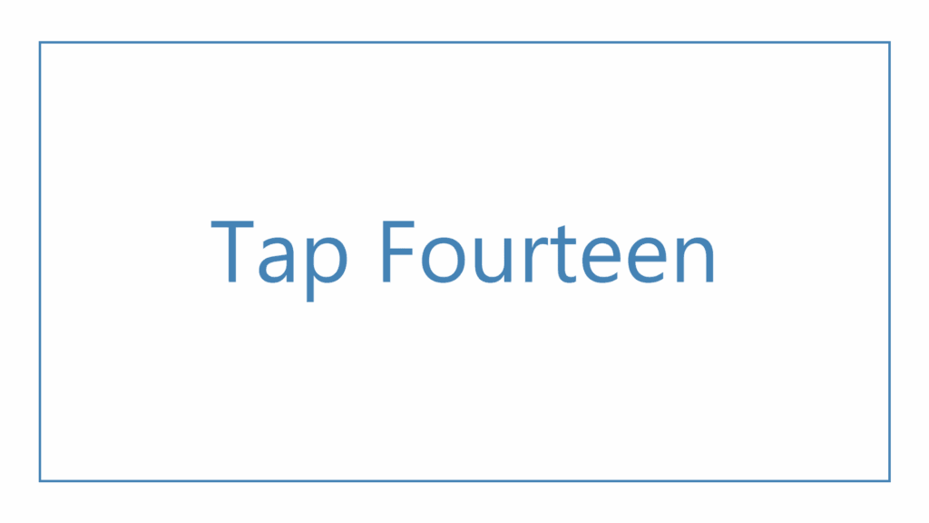tap-fourteen