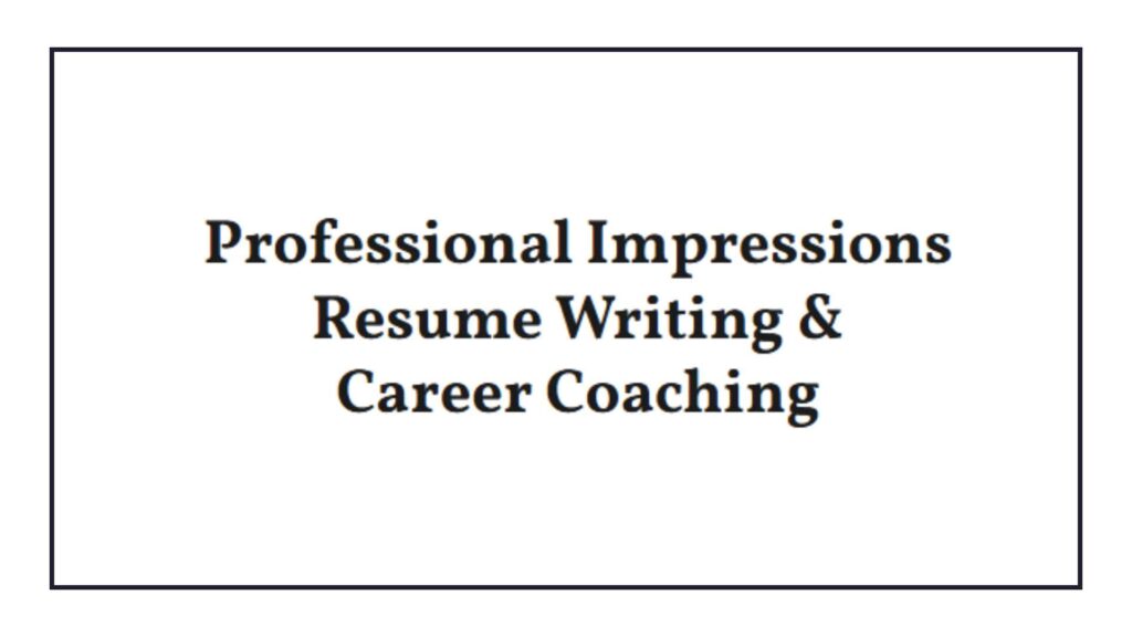 professional-impressions-resume-writing